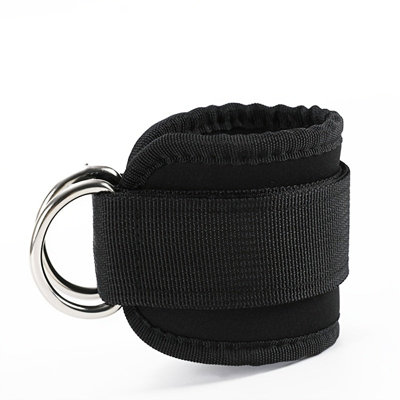 1pc Ankle Straps For Cable Machine, D-Ring Ankle Cuffs, Adjustable Comfortable Ankle Straps For Gym, Fitness, Workout, Exercise, Glute & Leg Muscles Training