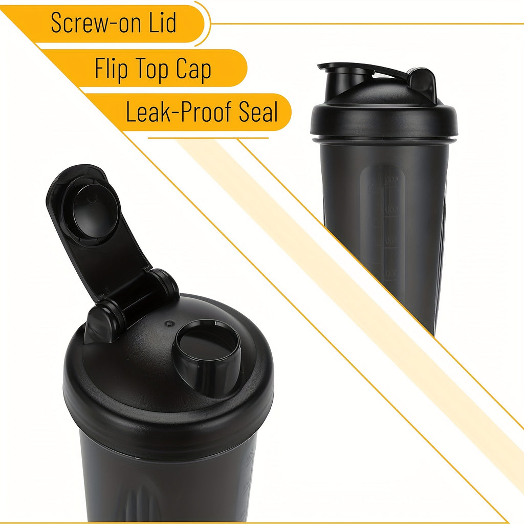 1pc, 28oz Large Capacity Protein Shaker Bottle - BPA-Free, Pull-Top, Rectangle Design - Ideal for Workout Supplements, Gym, Fitness, and Summer Drinkware