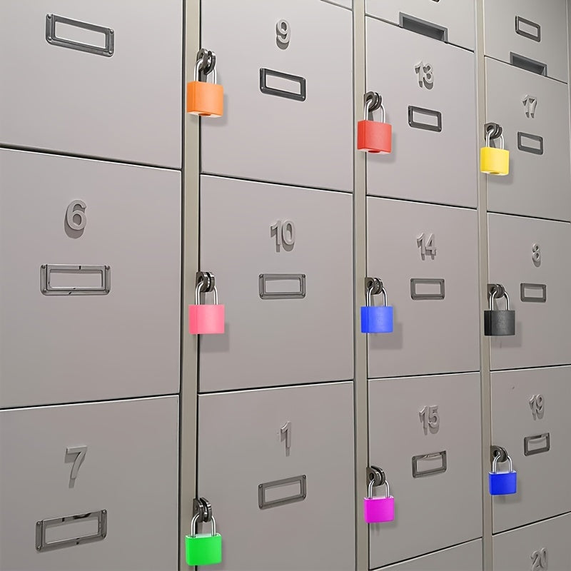 4/6/10pcs Metal Padlocks, Suitcase Locks With Keys, Multicolor Mini Small Keyed Padlock For School Gym Luggage