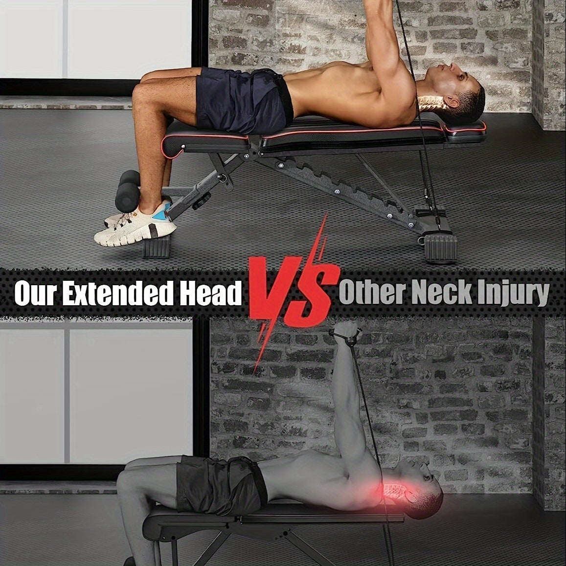 299.37KG Foldable Dumbbell Bench Weight Training Fitness Adjustable Workout Gym