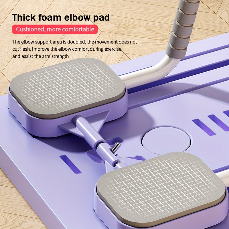 8-in-1 Multifunctional Fitness Board - ABS Pilates Slide Board for Abdominal & Core Strength Training, Home Gym Exercise Equipment, Foldable & Portable for Efficient Fat Burning