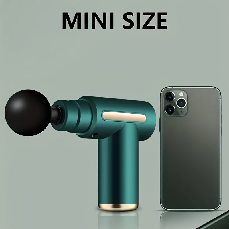 1pc Fascia Electric Massager Gun, Deep Tissue Percussion Electric Muscle Massager, Portable Handheld Ultra-Quiet Brushless Motor, For Sports Gym valentine's day for him