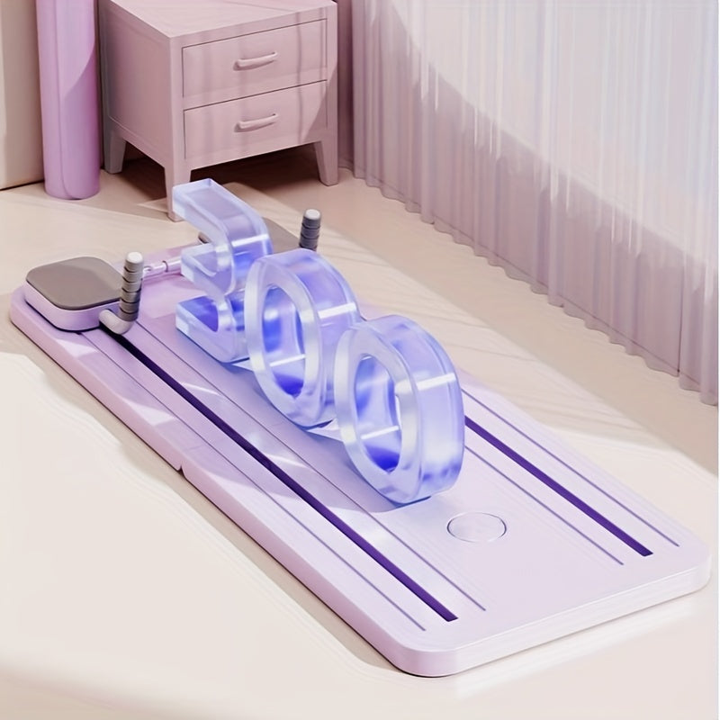 Automatic Rebound Ab Roller - Multifunctional Fitness Wheel for Core Strength & Slimming, Home Gym Equipment, Light Green