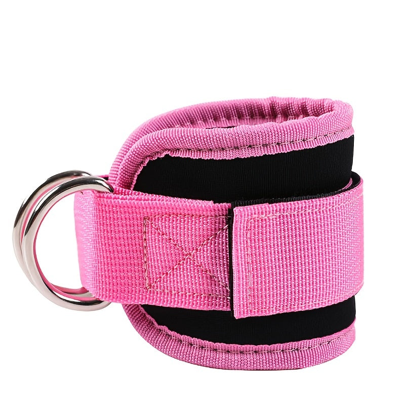 1pc Ankle Straps For Cable Machine, D-Ring Ankle Cuffs, Adjustable Comfortable Ankle Straps For Gym, Fitness, Workout, Exercise, Glute & Leg Muscles Training