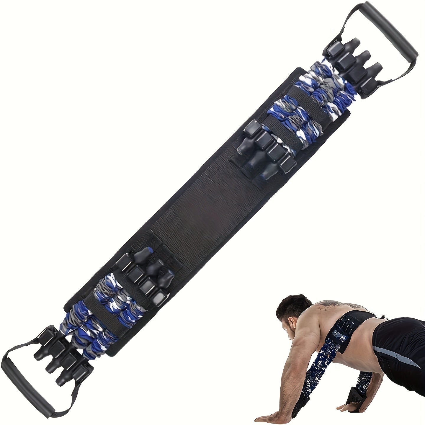 Adjustable Resistance Bands, Chest Builder, Arm Expander, Workout Equipment For Resistance Training, Push Up, Bench Press, Home & Gym Workout