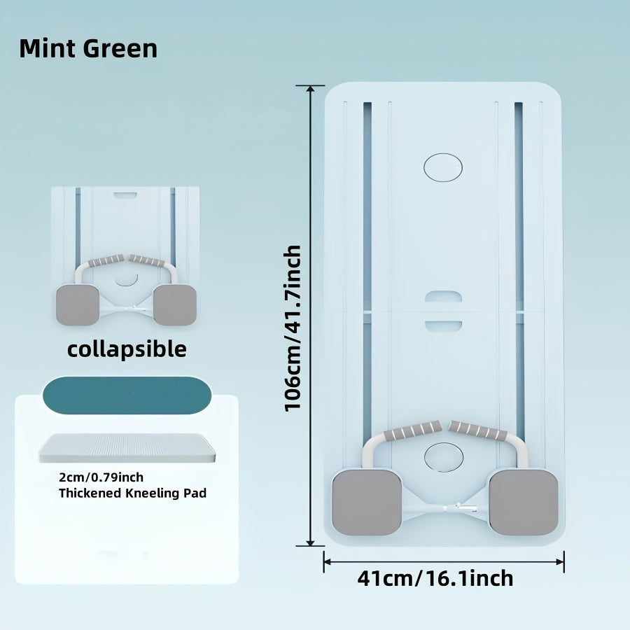 Automatic Rebound Ab Roller - Multifunctional Fitness Wheel for Core Strength & Slimming, Home Gym Equipment, Light Green