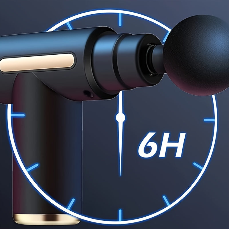 1pc Fascia Electric Massager Gun, Deep Tissue Percussion Electric Muscle Massager, Portable Handheld Ultra-Quiet Brushless Motor, For Sports Gym valentine's day for him