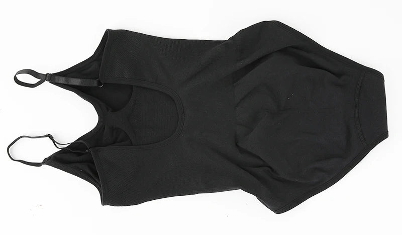 Low Back Bodysuits Shapewear for Women Open Crotch Body Shaper Sexy Tummy Control Push Up Corset Tank Top Backless Underwear