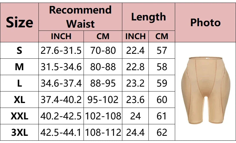 BBL Shapewear Butt Lifter Panties Women Hip Shapewear Panties Sexy Body Shaper Push Up Hip Enahncer Padded Fake Ass Pants
