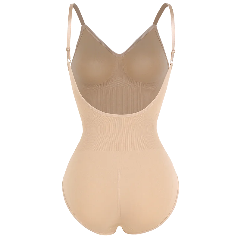 Low Back Bodysuits Shapewear for Women Open Crotch Body Shaper Sexy Tummy Control Push Up Corset Tank Top Backless Underwear