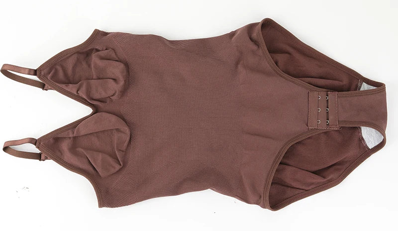 Low Back Bodysuits Shapewear for Women Open Crotch Body Shaper Sexy Tummy Control Push Up Corset Tank Top Backless Underwear