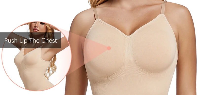 Low Back Bodysuits Shapewear for Women Open Crotch Body Shaper Sexy Tummy Control Push Up Corset Tank Top Backless Underwear