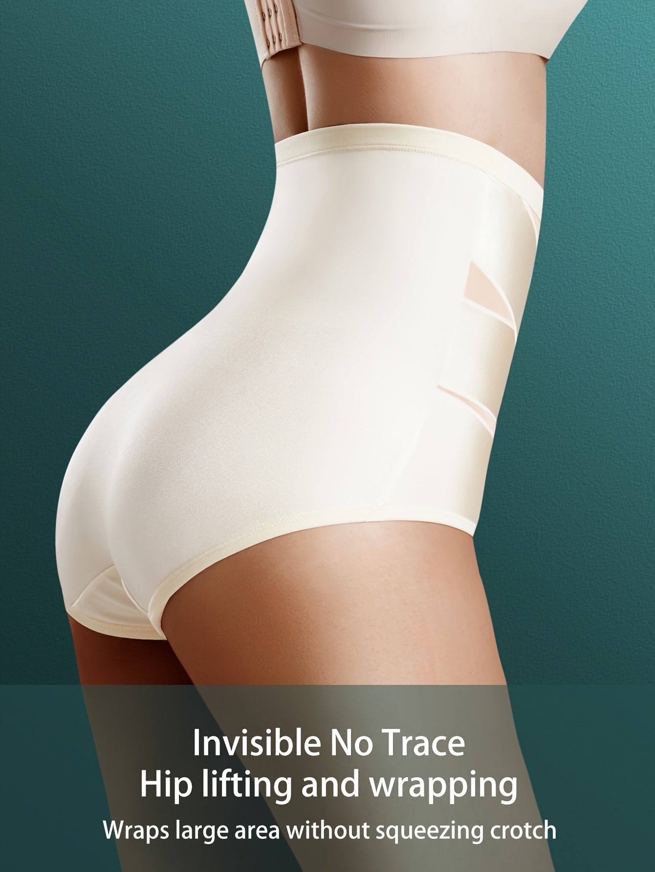 2pcs Women's High-Waisted Shapewear Shorts & Butt Lifting Underwear - Ice Silky Nylon Cross Compression Abdominal Control, Postpartum, 360° Shaping with Breathable Mesh & Spiral Support, Seamless Gym Yoga Shaper for All Body