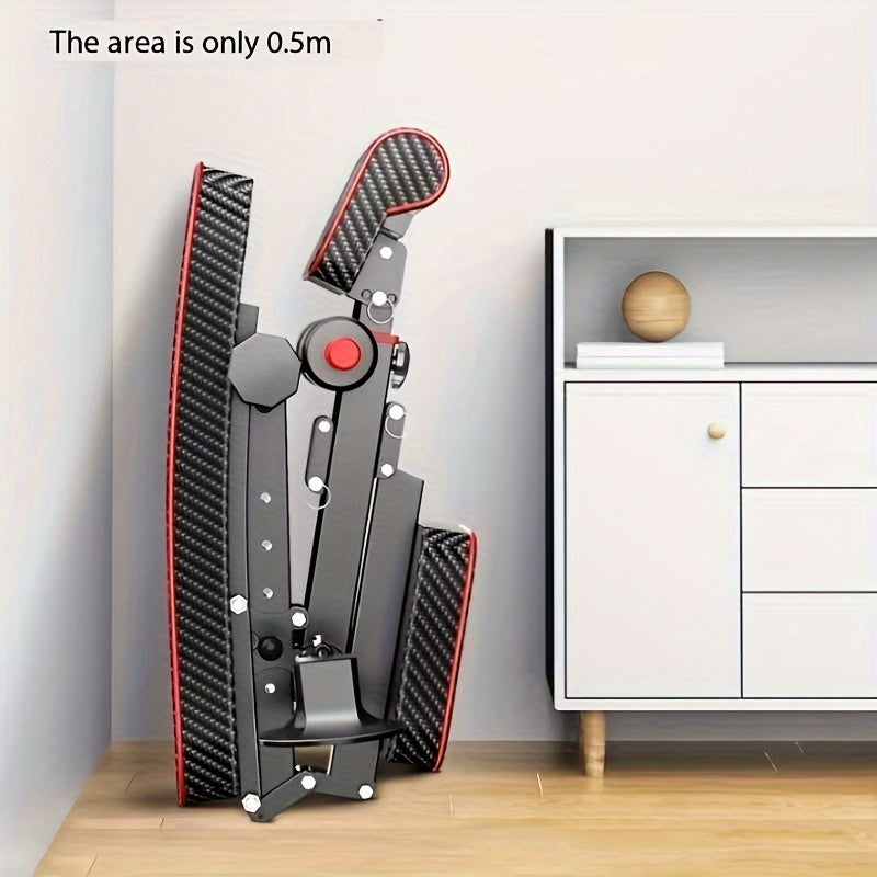 1pc 15-in-1 Adjustable Iron Weightlifting Bench - Foldable Fitness Stool for Full Body Exercise, Strength Training, and Home Gym Workouts - Space-Saving, Durable, and Versatile