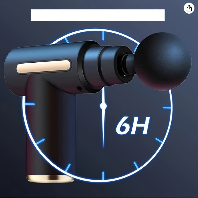 1pc Fascia Electric Massager Gun, Deep Tissue Percussion Electric Muscle Massager, Portable Handheld Ultra-Quiet Brushless Motor, For Sports Gym valentine's day for him